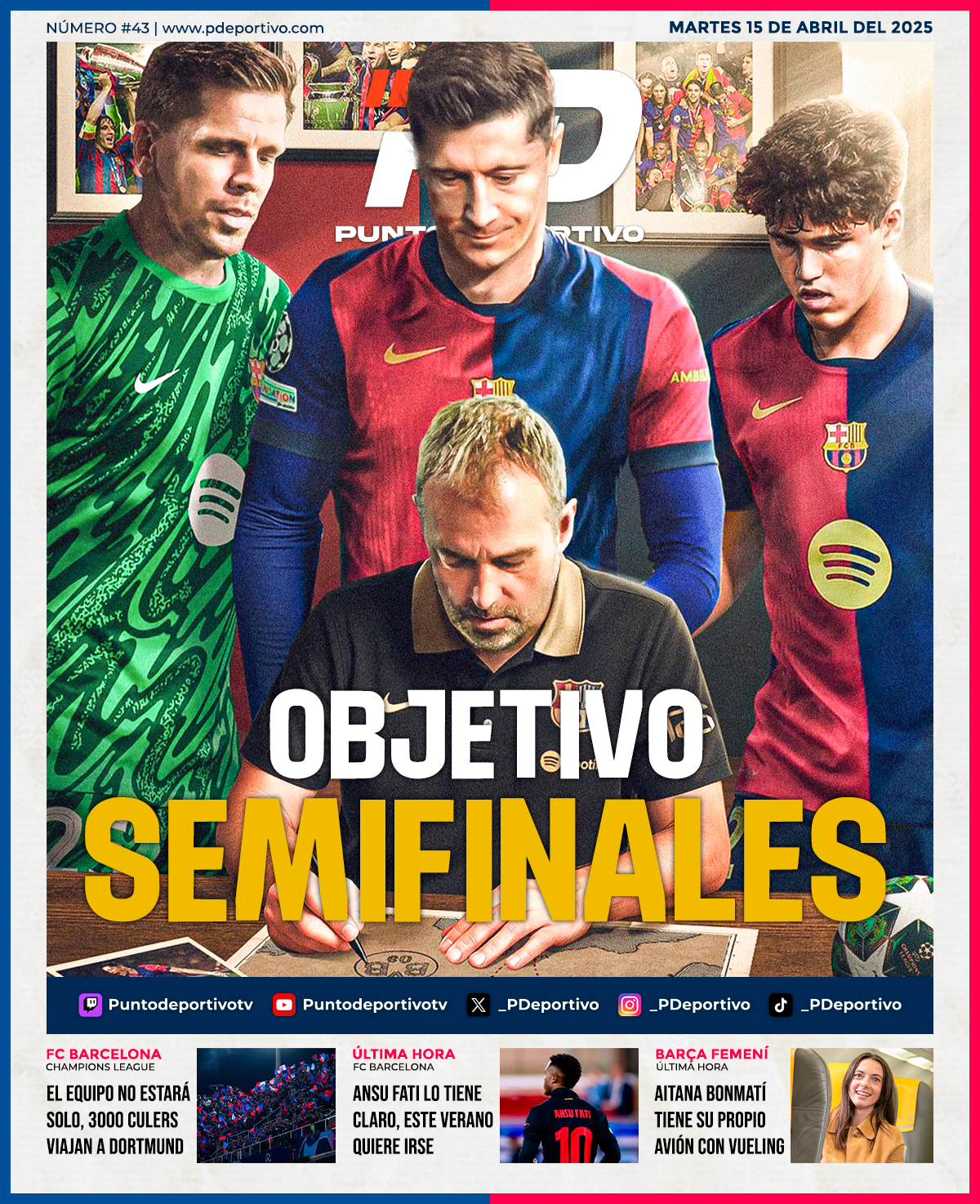 Portada editorial de Punto Deportivo, número 43